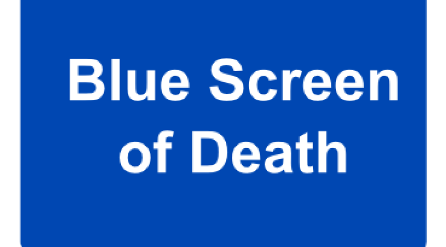 Grund eines Bluescreens