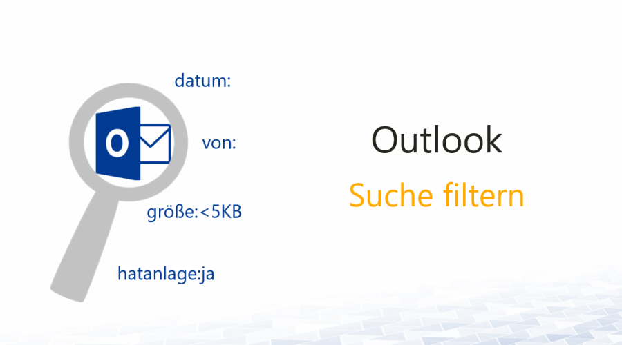 Outlook-Suchkriterien-Suchparameter