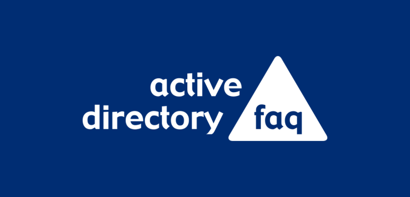 Active Directory FAQ – Relaunch 2016