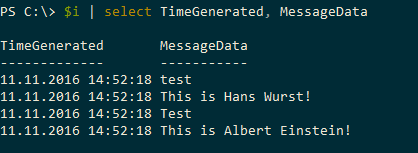 TimeGenerated, MessageData