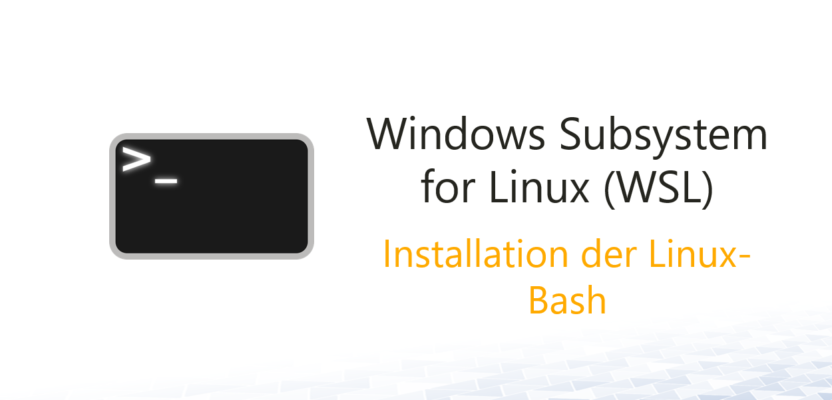 Native Linux-Bash unter Windows