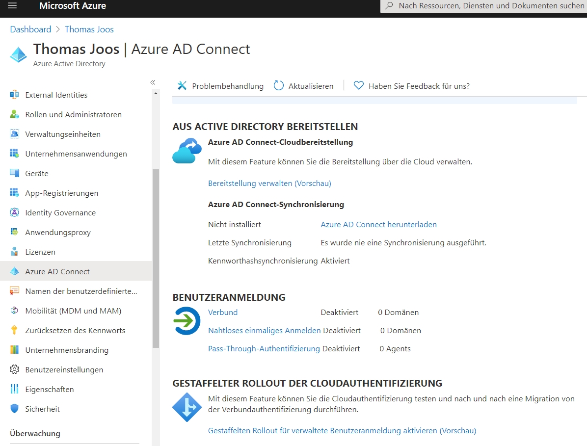 Azure AD Connect installieren - Active Directory FAQ.de